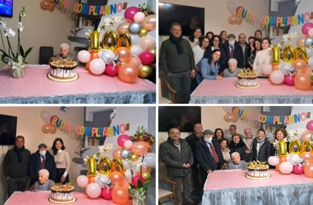 Bronte. Oggi ha compiuto 100 anni Giuseppina Conogenova, festeggiata con tanto affetto presso la Residenza per anziani "La Clessidra"